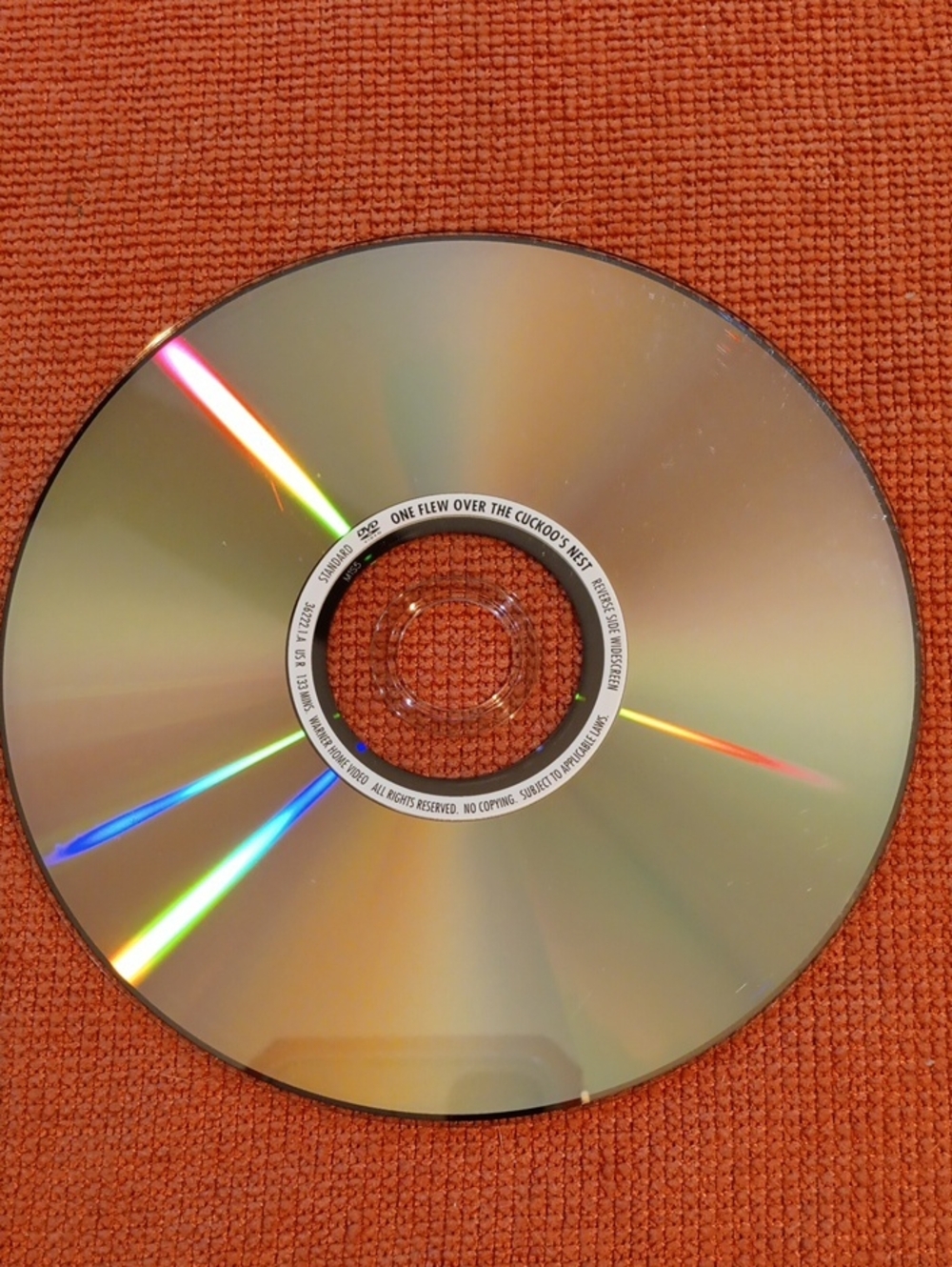 One Flew Over the Cuckoo's Nest DVD *NO CASE*